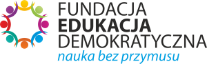 fundacja edukacja demokratyczna logo przezroczyste tlo